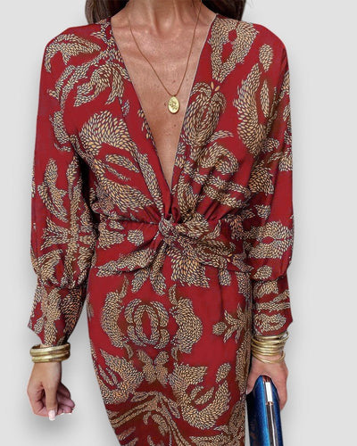 CELINE | SEXY V-NECK DRESS