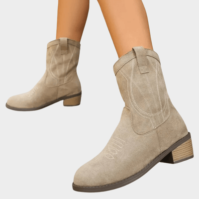 Chandler | Cowboy -Style Ankle Boots