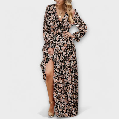 CIRILLA | FLOWY FLORAL MAXI DRESS