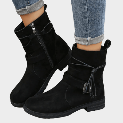 Delaney | Low Heel Ankle Boots