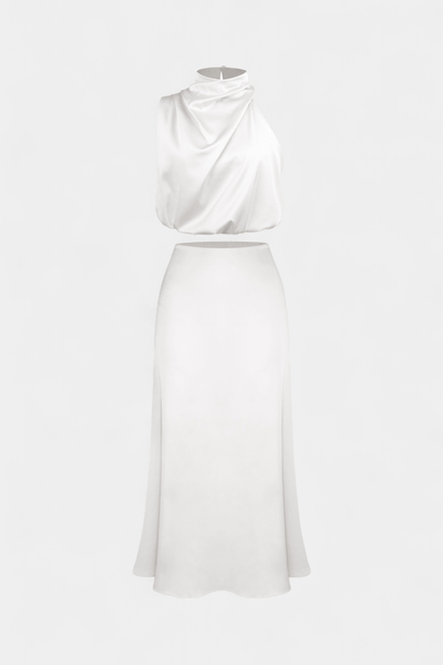 Hanna | Asymmetric Top & Skirt Set