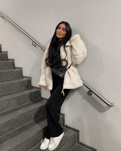 Liora – Oversized Teddy Jackets