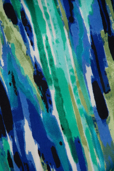 Inna | Marble Print High-Waisted Straight Leg Pants