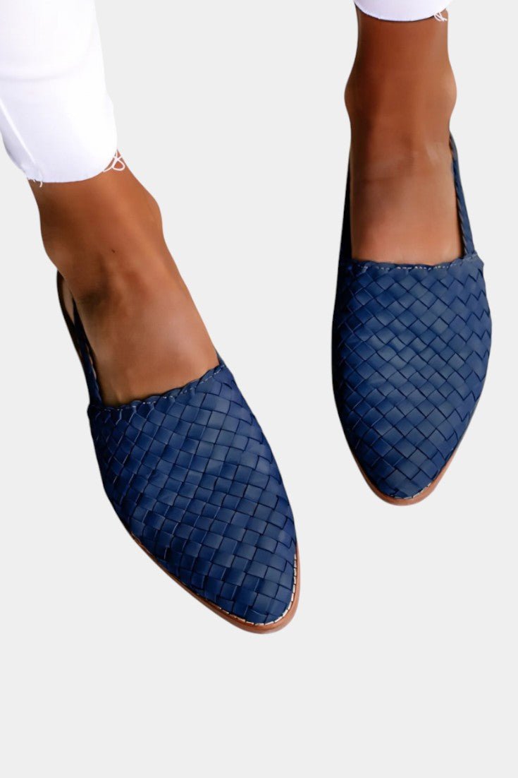 Isadora | Handwoven Pointed Toe Flats