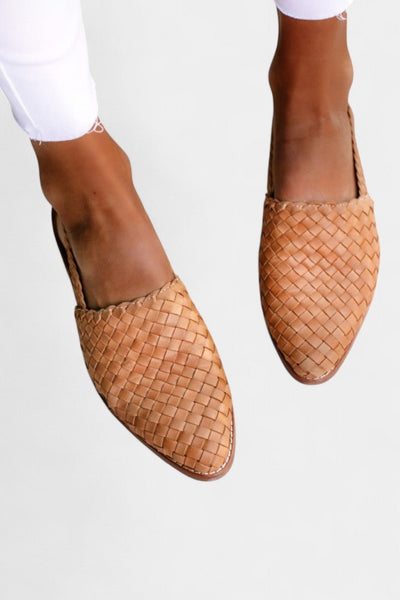 Isadora | Handwoven Pointed Toe Flats