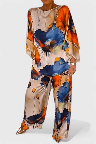 Karoline | Floral Two-Piece Set with Relaxed Fit