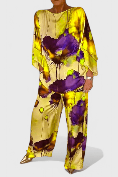 Karoline | Floral Two-Piece Set with Relaxed Fit