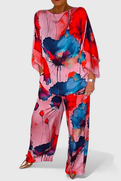 Karoline | Floral Two-Piece Set with Relaxed Fit