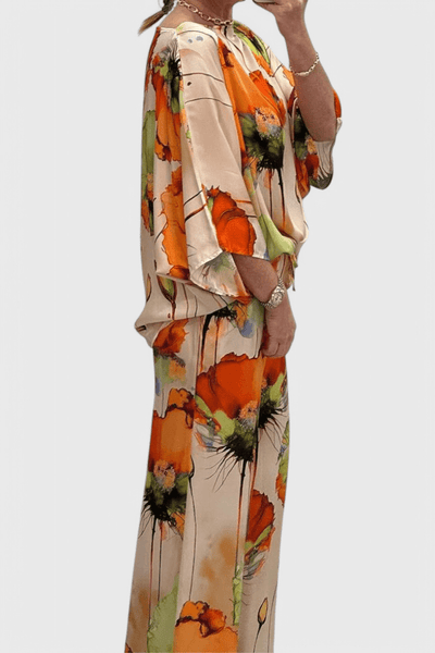 Karoline | Floral Two-Piece Set with Relaxed Fit