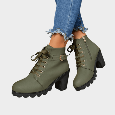 Kenna | Block Heel Ankle Boots