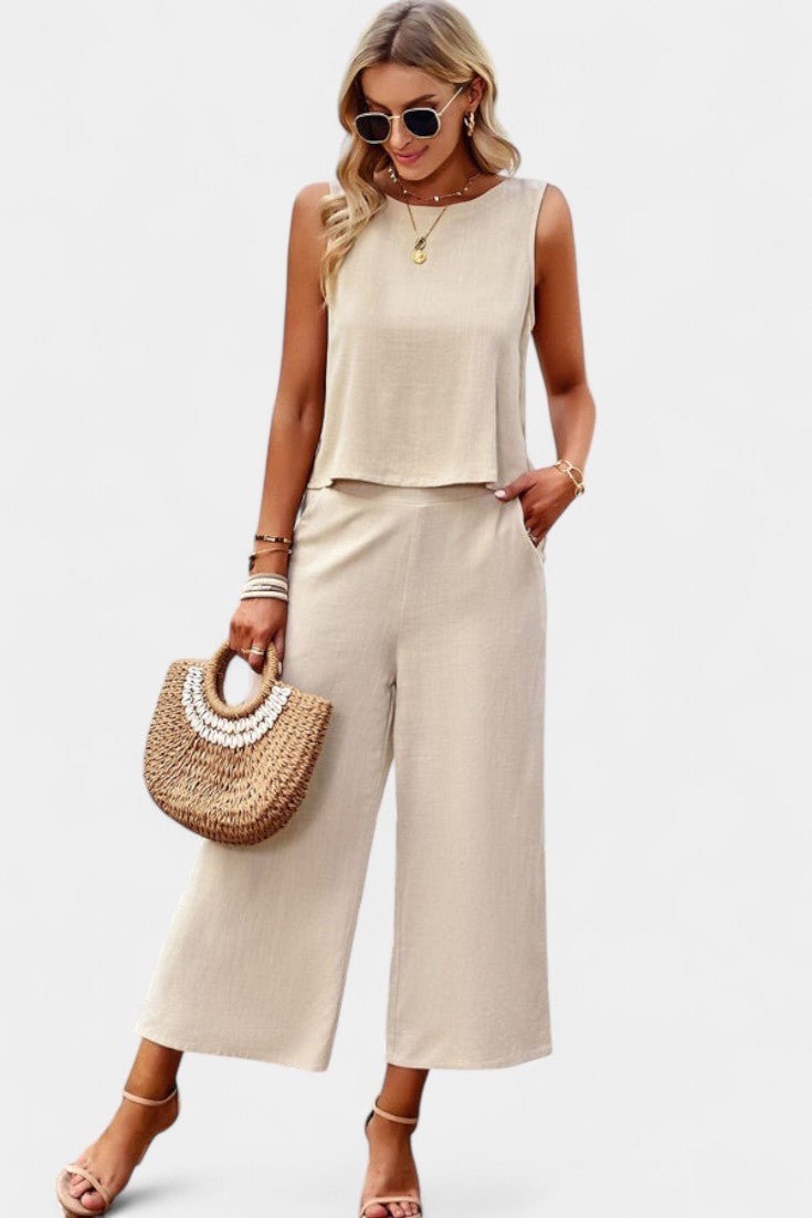 Lavinia | Flowy Boho Top & Shorts Set