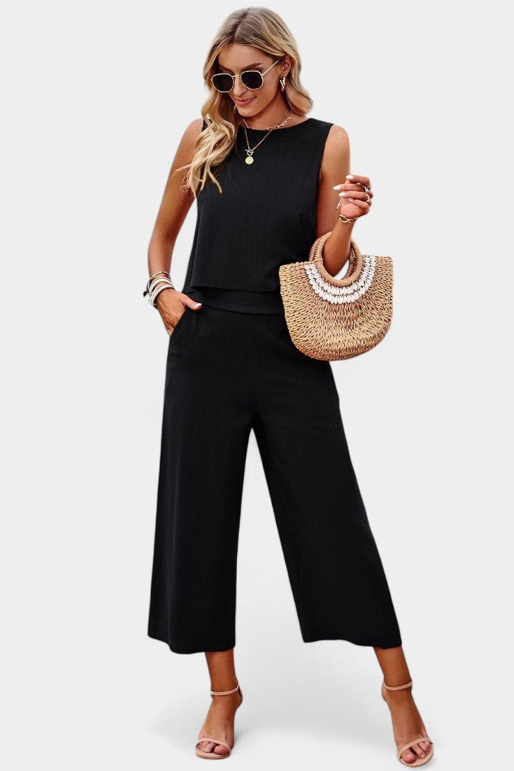 Lavinia | Flowy Boho Top & Shorts Set