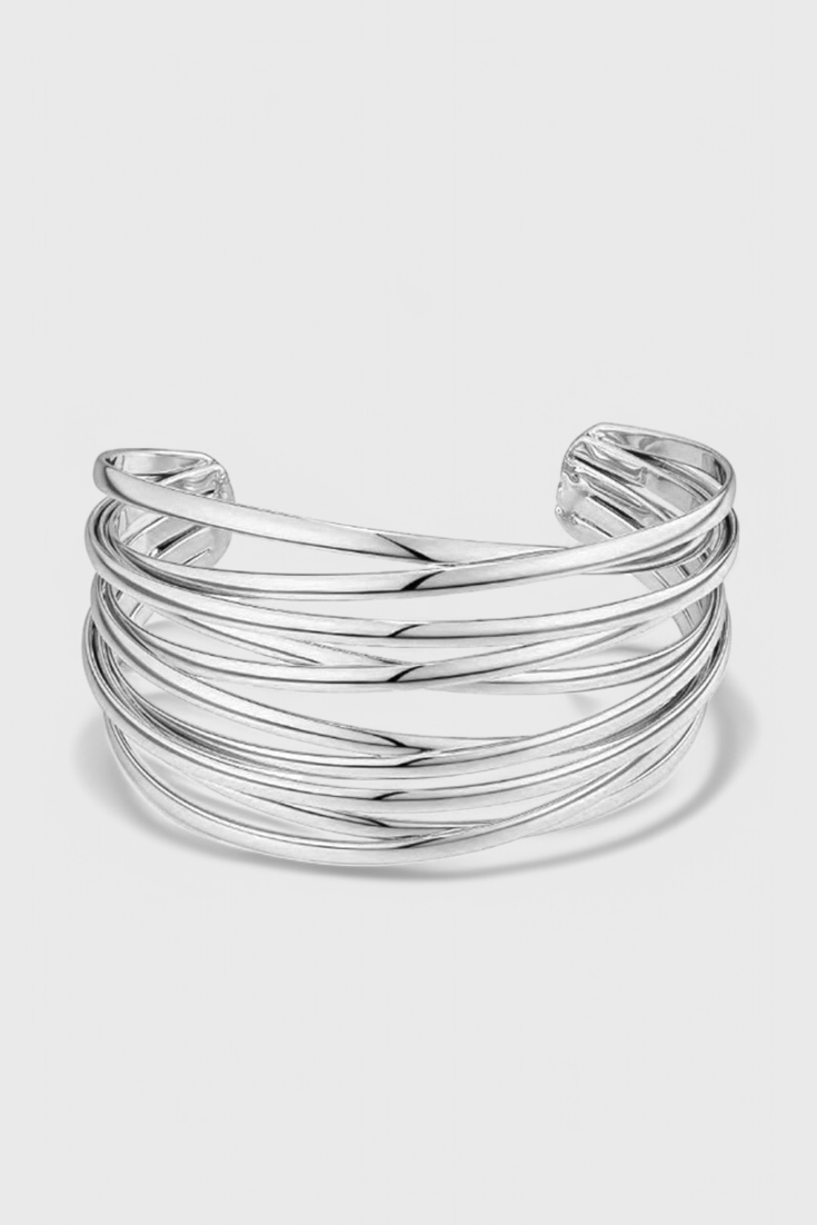 Layered Wire Cuff
