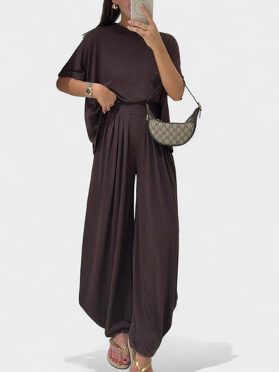 Lila | Casual Cotton Two-Piece Set