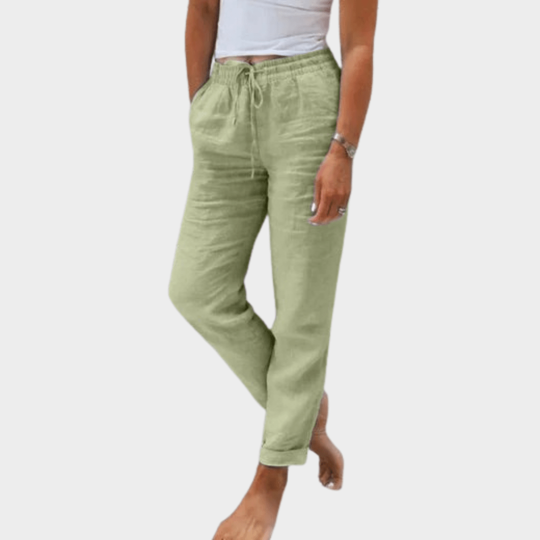 MISTY | COMFORTABLE HIGH-WAIST CORDUROY PANTS