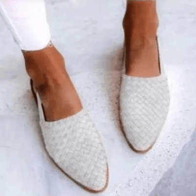 NATALIE | STYLISH WOVEN STLE SANDALS