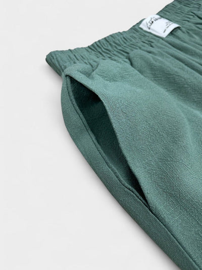 Noa | Linen Wide-Leg Two-Piece Set