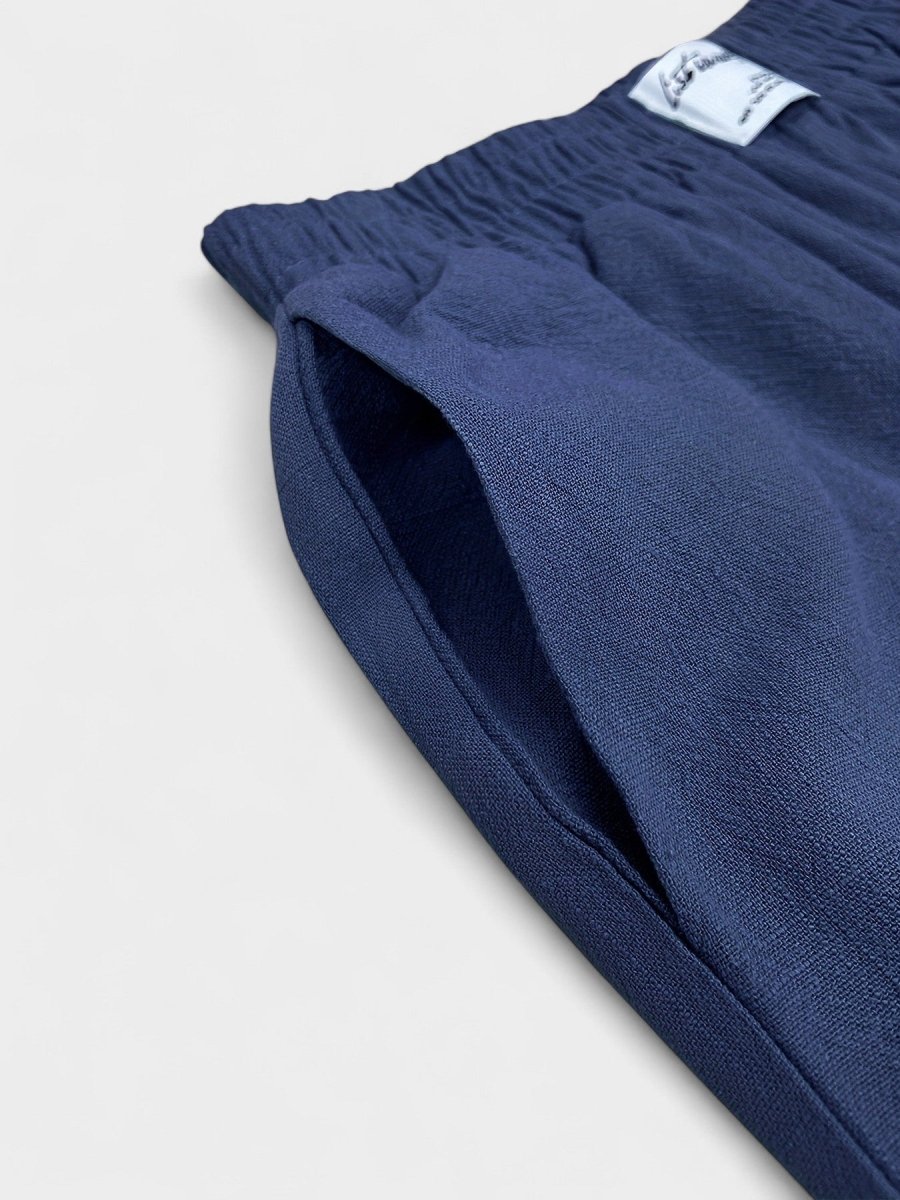 Noa | Linen Wide-Leg Two-Piece Set