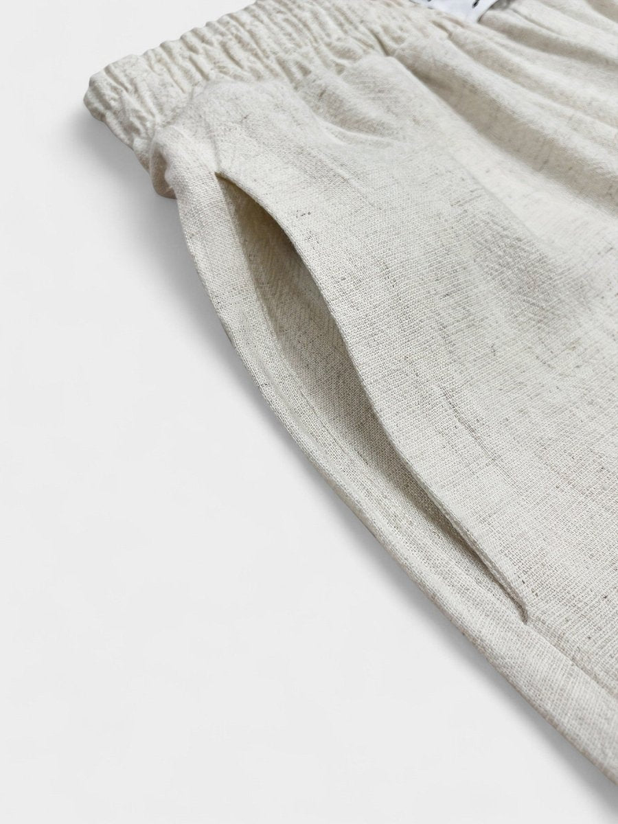 Noa | Linen Wide-Leg Two-Piece Set