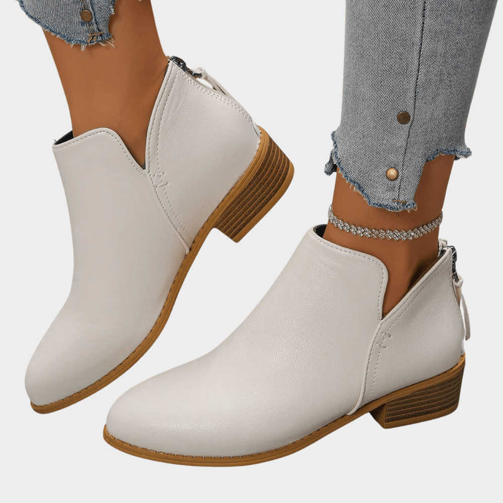 Oakley | Low Heel Ankle Boots