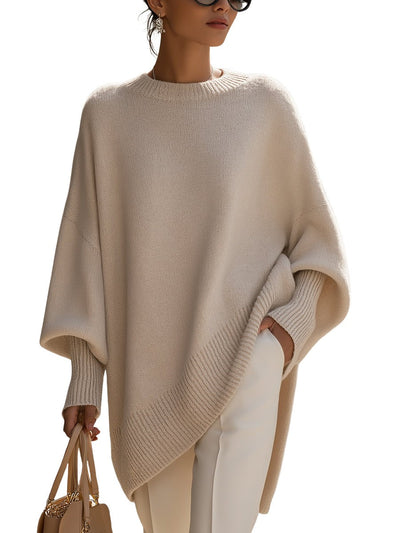 Amilia | Cozy Fit Poncho Sweater