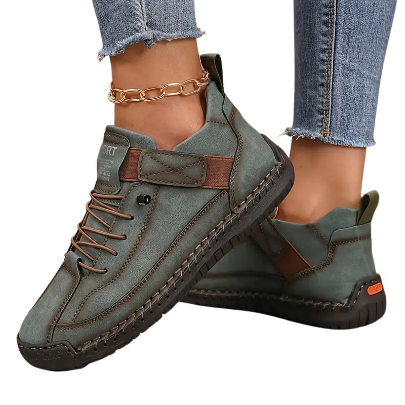 Sophie | Comfort Hiking Shoes Dark Green