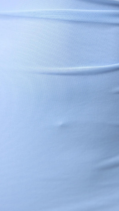 Serina | One-Shoulder Ruffle Mesh Maxi Dress