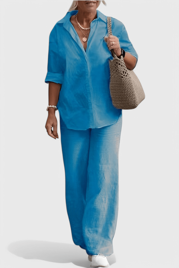 Skye | Button Detail Two-Piece Set