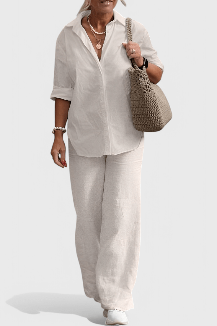 Skye | Button Detail Two-Piece Set