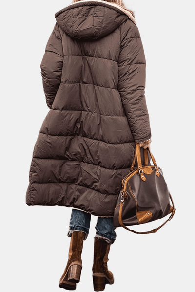 Valeria | Luxe Reversible Sherpa Coat