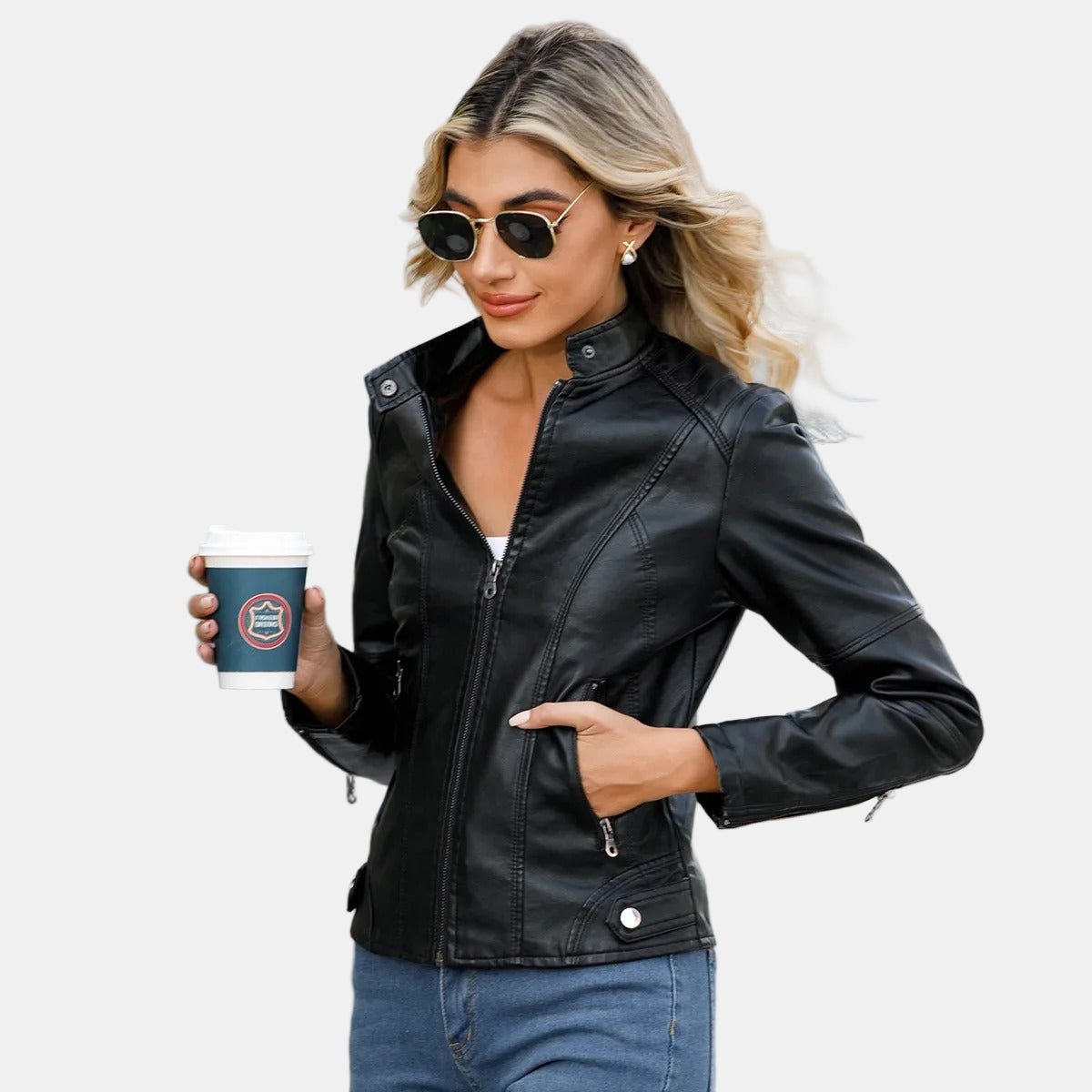 Victoria | Trendy Leather Jacket